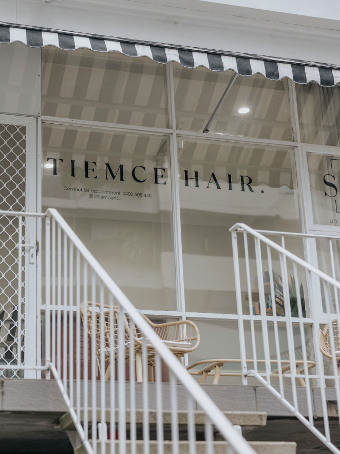Tiemce Hair salon exterior, Cronulla Street